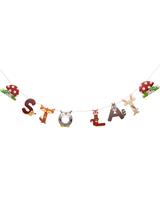 Girlanda "Sto lat" - Leśne zwierzątka - FSC Mix Credit