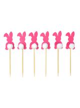 Zajączki na piku (6 szt.)