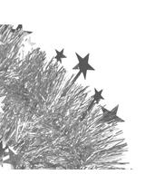 Łańcuch dekoracyjny - gwiazdki srebrny