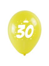 Balony jubileuszowe - 30 (3 szt.)