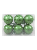 Zestaw bombek z efektem rosy (6 szt.) - szałwiowy