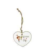 Drewniana tabliczka dekoracyjna