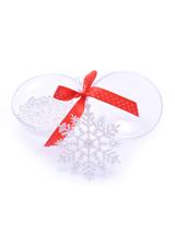 Zestaw zrób to sam z otwieraną bombką i śnieżynką