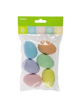 Pastelowe pisanki dekoracyjne (6 szt.)