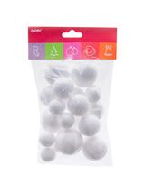 Kule styropianowe mix rozmiarów (20 szt.)