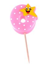 Świeczka cyferka z gwiazdką nr 0