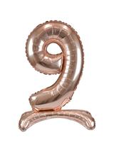 Balon foliowy cyferka XXL stojący nr 9