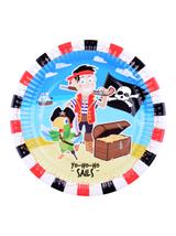 Talerze papierowe - Piraci (8 szt.)