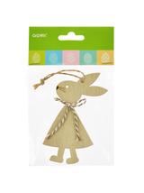 Drewniana zawieszka - zajączek