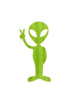 Naklejka odblaskowy UFOludek