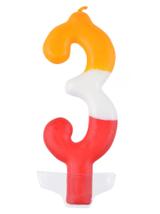 Świeczka cyferka - kolor nr 3