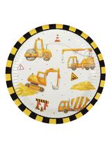 Talerze papierowe - plac budowy (8 szt.) - FSC Mix Credit