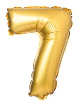 Balon foliowy cyferka matowa - 7