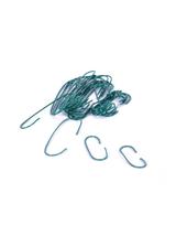 Haczyki metalowe zielone (150 szt.)