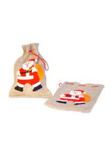 Jutowy worek na prezenty