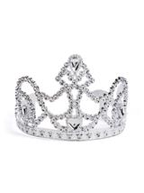 Tiara księżniczki srebrna