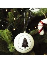 Bombka Black and White