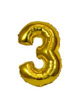 Balon foliowy cyferka nr 3