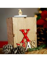 Świecznik drewniany