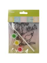 Wielkanocny witrażyk z farbkami zając