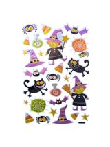 Metalizowane naklejki halloweenowe