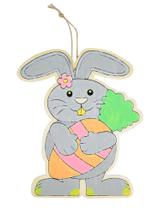 Drewniana ozdoba zrób to sam zając