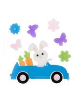 Żelowe ozdoby na okno - wielkanocne