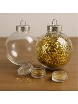 Bombka przezroczysta zrób to sam