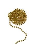 Łańcuch perełki 8 mm złoty