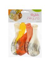 Balony z nadrukiem zwierzęcym (5 szt.)