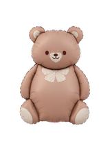 Balon foliowy miś z kokardą