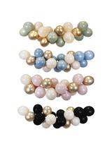 Baza do dekoracji balonowej - beż + złoty (10 szt.)