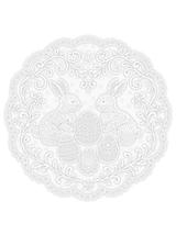 Serwetka na koszyczek - wielkanocne wzory