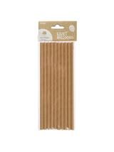 Słomki papierowe shake 8 mm - Kraft Balloons (10 szt.) - FSC Mix Credit