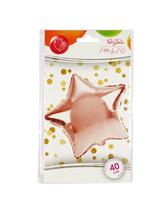 Balon foliowy gwiazda złotoróżowy