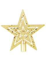 Szpic choinkowy - gwiazda złota