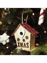 Drewniana zawieszka - domek