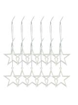 Zestaw zawieszek - ozdobne gwiazdki (12 szt.)