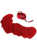 Girlanda pionowa z serduszek 2 m