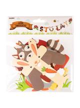 Girlanda "Sto lat" - Leśne zwierzątka - FSC Mix Credit