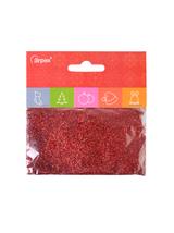 Brokat sypki czerwony