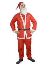 Strój Mikołaja (kurtka, czapka, broda, spodnie)