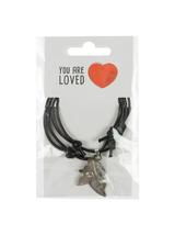 Komplet bransoletek - dwie połówki serca (2 szt.)