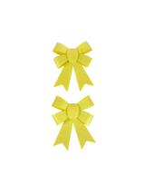 Zestaw kokard brokatowych (2 szt.) złotych