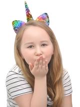 Opaska jednorożec disco (z cekinami dwustronnymi)