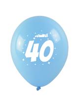 Balony jubileuszowe - 40 (3 szt.)