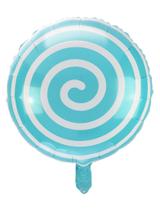 Balon foliowy lizak turkusowy