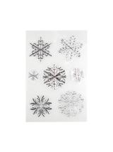 Płatki śniegu - naklejki