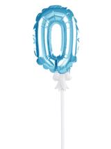 Balon foliowy na patyczku nr 0 niebieski
