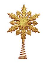Śnieżynka choinkowa - szpic złota